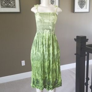 Tube Top Dress Flowy Elastic Top Summer Dress